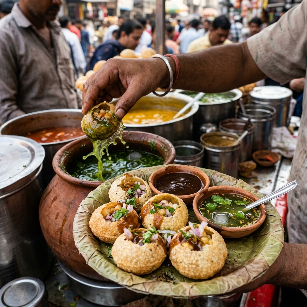 Pani Puri (6 pcs)